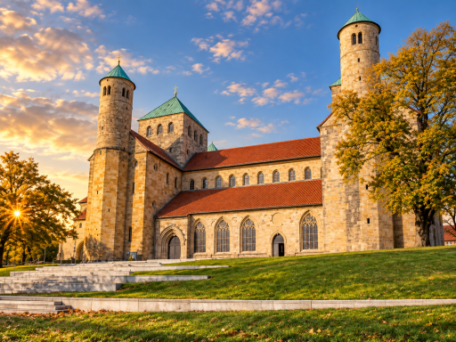 Hildesheim mit mittelalterlicher Klosterlandschaft in Ostfalen