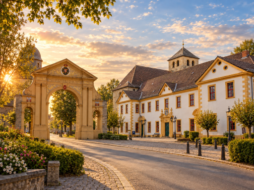 Helmstedt mit Kloster St. Ludgerus und Türkentor in Ostfalen